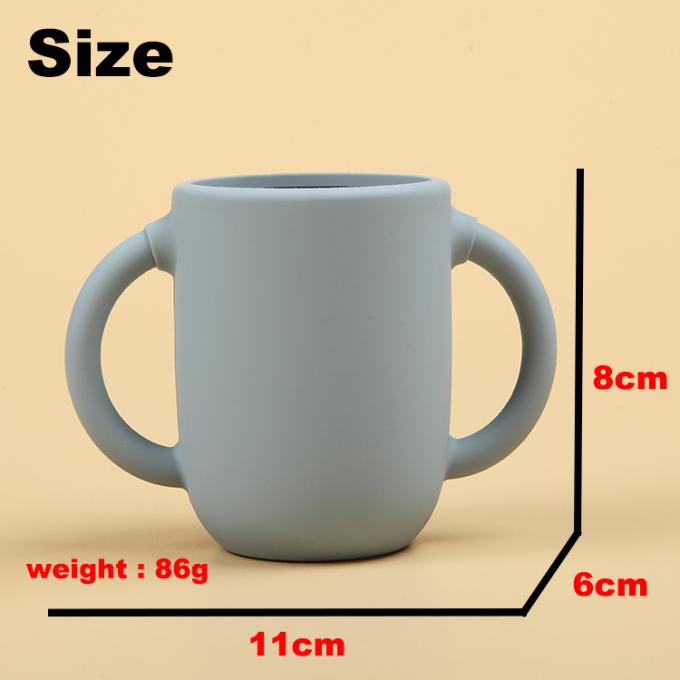 Tasse de l'eau de silicone de formation de l'enfant en bas âge de 2021 enfants organiques de nouvelle conception pour le bébé