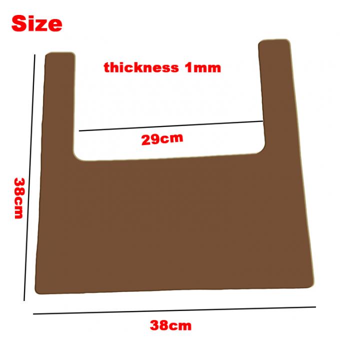 Tapis d'endroit de alimentation de coloration de chaise d'arbitre de silicone non de bébé imperméable fait sur commande de glissement