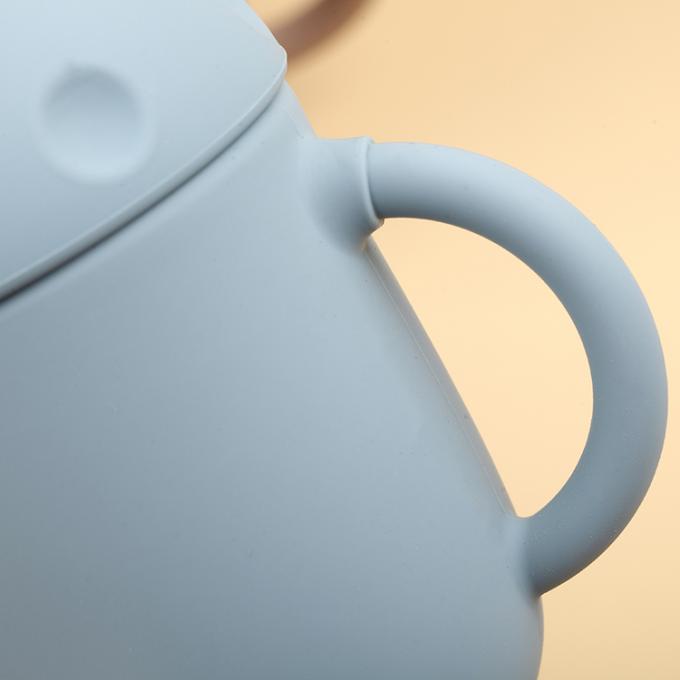 Nouveau l'enfant en bas âge formé Sippy de la conception 2021 par champignon organique met en forme de tasse les tasses libres de silicone de formation de bébé de BPA avec des pailles