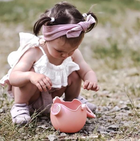 nouveau seau mou écologique se pliant de plage de silicium d'enfants de seau de jouet de plage de silicone