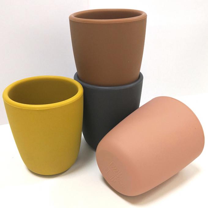 2021 enfants libres incassables de tasses de Sippy de bébé de silicone de couvercles de tasse de BPA Sippy