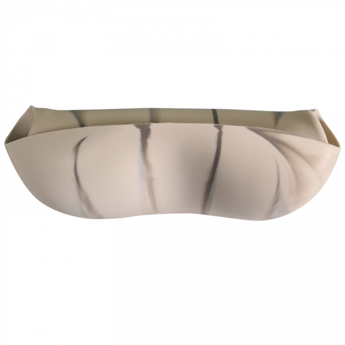 Plein bavoir de marbre de impression de bébé de silicone de produit nouveau pour le dîner