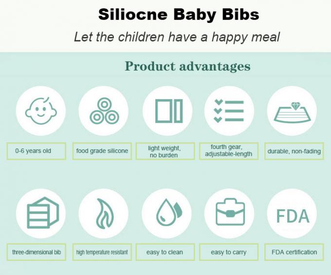 Bavoir de alimentation de bébé de silicone d'enfant en bas âge d'aliment pour bébé en gros de la version 3 avec de nouvelles couleurs