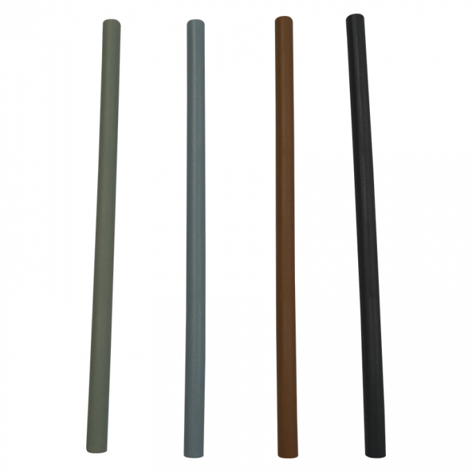 Paille à boire pliante pliable écologique de catégorie comestible de silicone d'usine