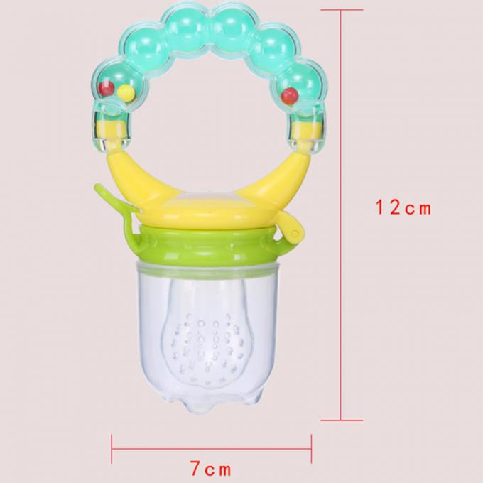 Conducteur libre en gros de bébé de nourriture de fruit frais de tétine de silicone de Bpa