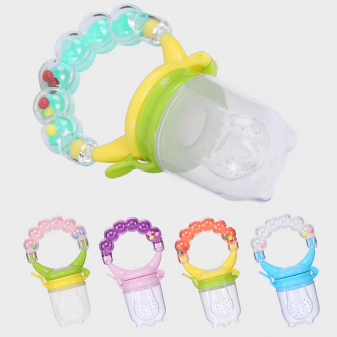 Conducteur libre en gros de bébé de nourriture de fruit frais de tétine de silicone de Bpa