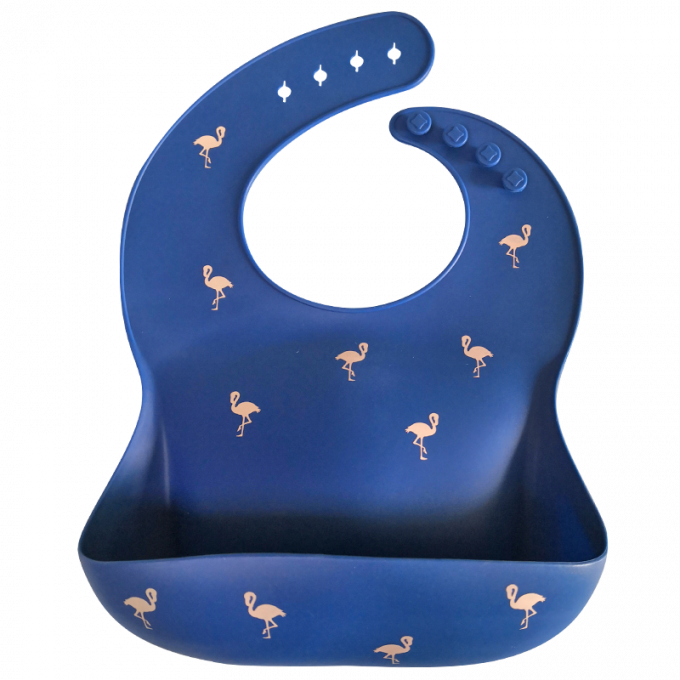 Bavoirs faits sur commande mous confortables de bébé de silicone d'impression de bavoirs de bébé d'usine