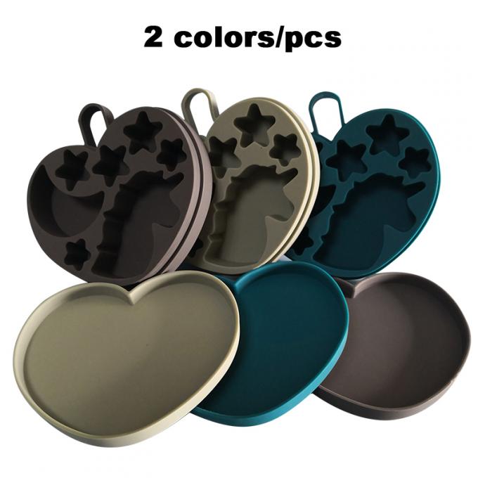 Les outils de crème glacée moule le silicone libre en gros de DIY BPA avec le couvercle pour le silicone sûr des outils 100%food de gâteau d'enfants, moules libres de BPA