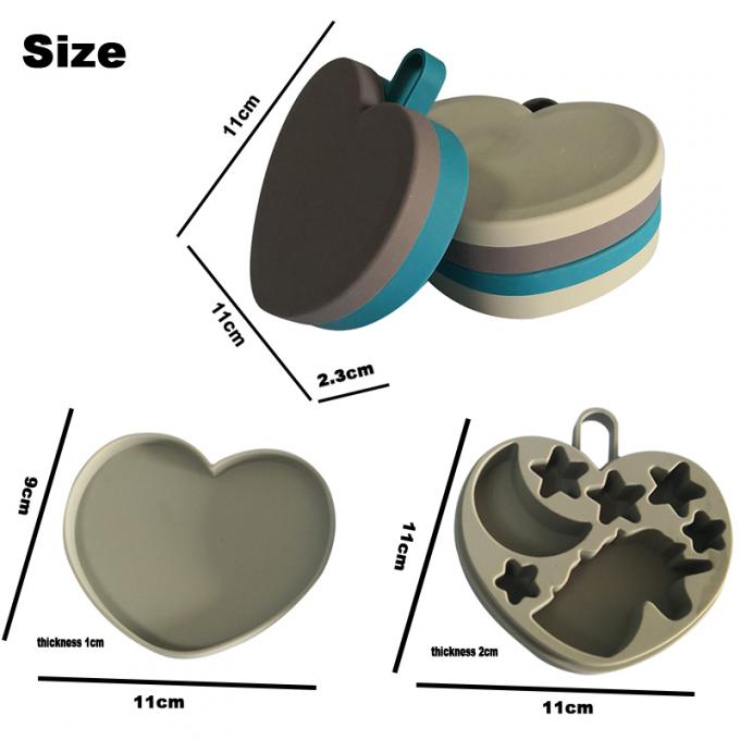 Les outils de crème glacée moule le silicone libre en gros de DIY BPA avec le couvercle pour le silicone sûr des outils 100%food de gâteau d'enfants, moules libres de BPA