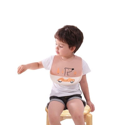 Sturdy No Plastic Non Toxic Silicone Baby Napkin Safe In Steriliser