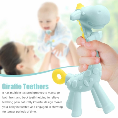 BPA Free No Harmful Material Silicone Teething Toy For New Born Baby