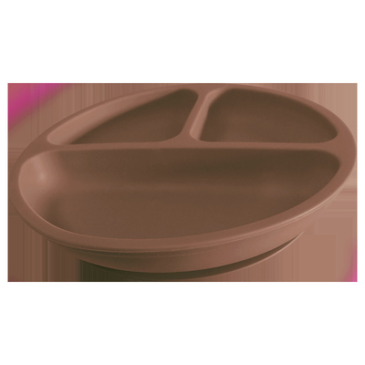 Oven Safe Suction Silicone Baby Plate BPA Free Dinner Plates FDA 300g