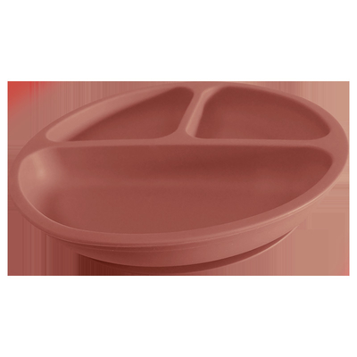 Oven Safe Suction Silicone Baby Plate BPA Free Dinner Plates FDA 300g