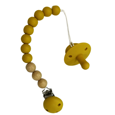 Custom Childrens DIY Silicone Pacifier Holder Latex Free Teething Pacifier Clip