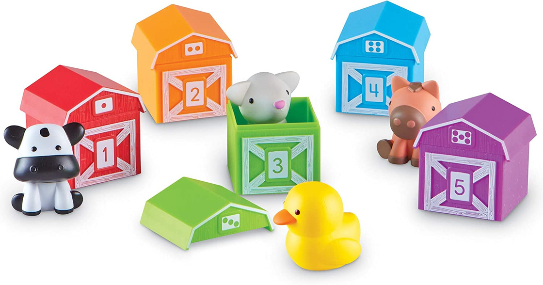 Counting Matching Sorting Peekaboo Learning Farm Toy For Toddler