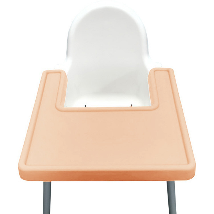 Reusable Highchair Children'S Silicone Placemat Toddler Silicone Dining Mat