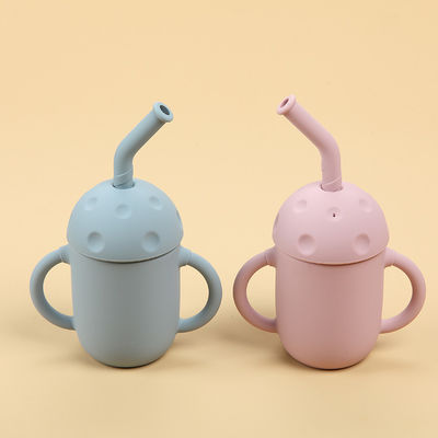 Non le glissement manipule la formation d'enfant en bas âge de tasses de formation de silicone pour des filles de garçons
